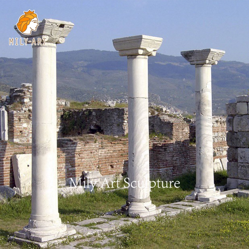 Classic Decorative Marble Building Design Pillar Natural Stone Column (Not Mold)