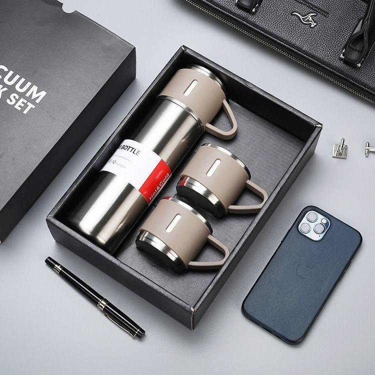 Customizable 304 Stainless Steel Vacuum Bottle Gift Set