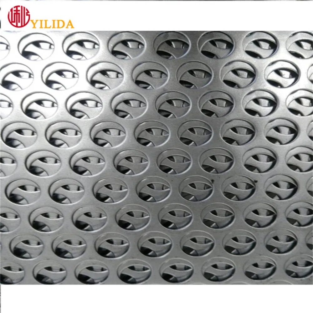 Construction Round Hole Perforated Metal Mesh Plate
