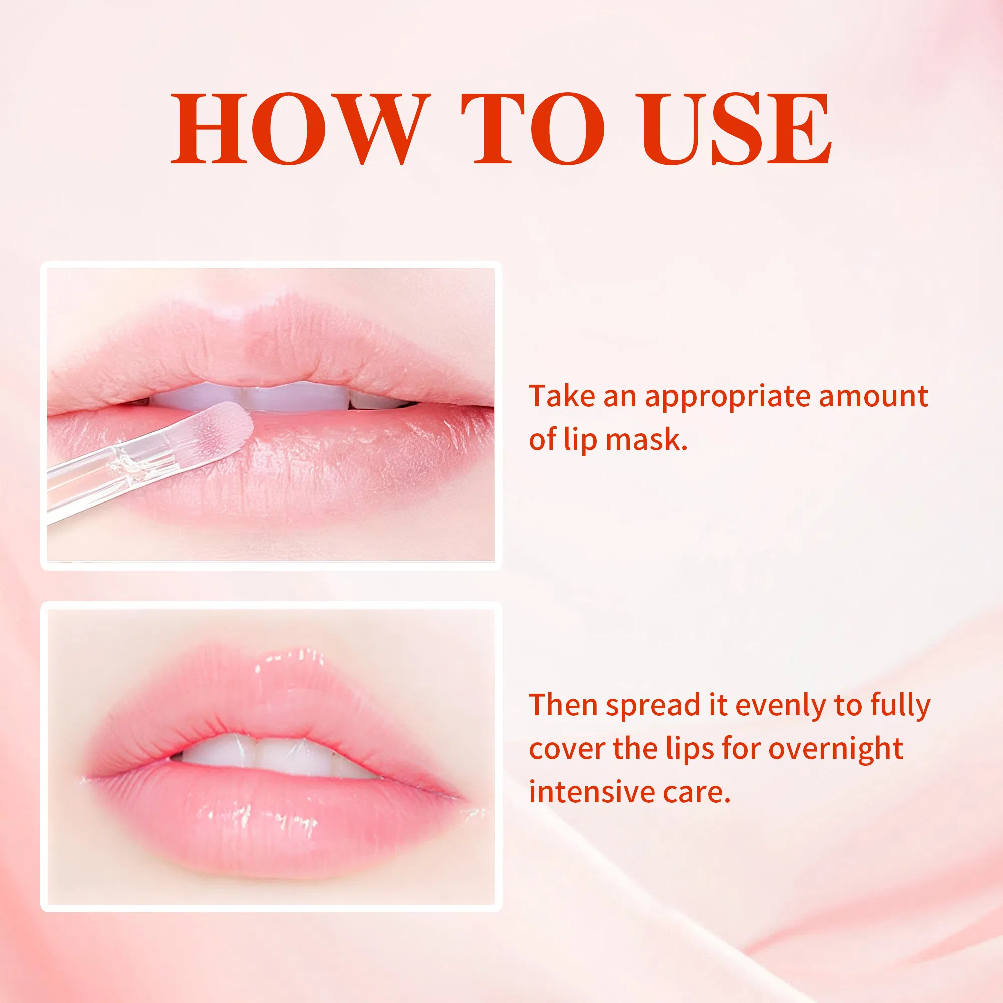 Custom Jelly Lip Mask Anti-Aging Hydrating Night Collagen Pdrn Treatment Balm