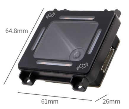 Access Control Kiosk Vending Machine 1d 2D Barcode Scanner Qr NFC Reader NXP-Np7150