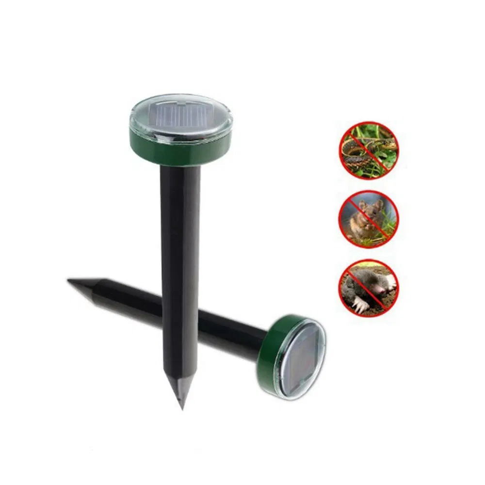 Household Garden Yard Solar Powered Ultrasonic Pest Snake Mouse Repeller