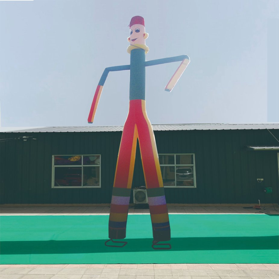 Customized Cartoon Sky Air Dancer Inflatable Advertising Dancing Man