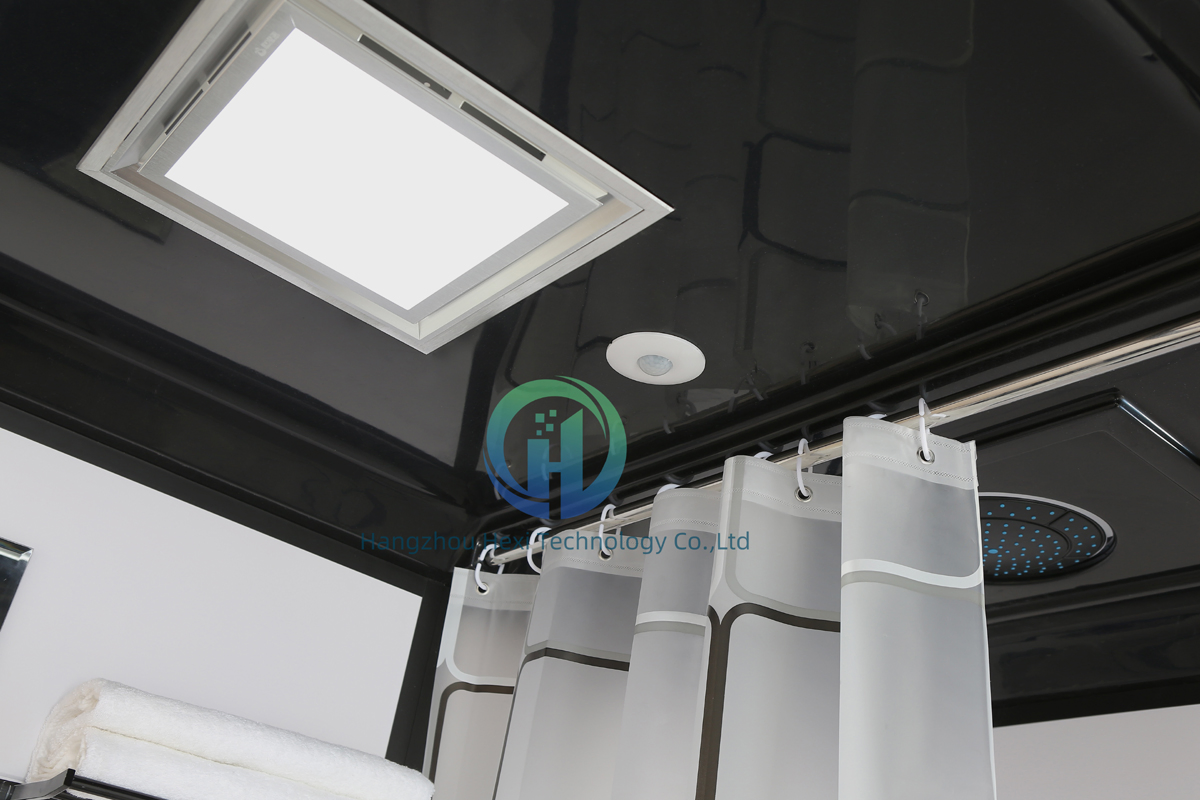 Independent European Style Shower Unit, Modular Complete Prefab