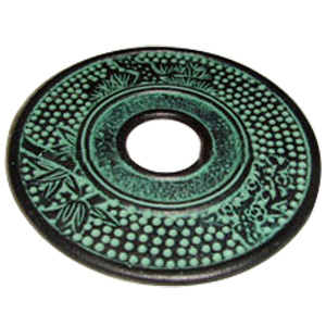 Чугунная подставка под горячее с рельефным узором