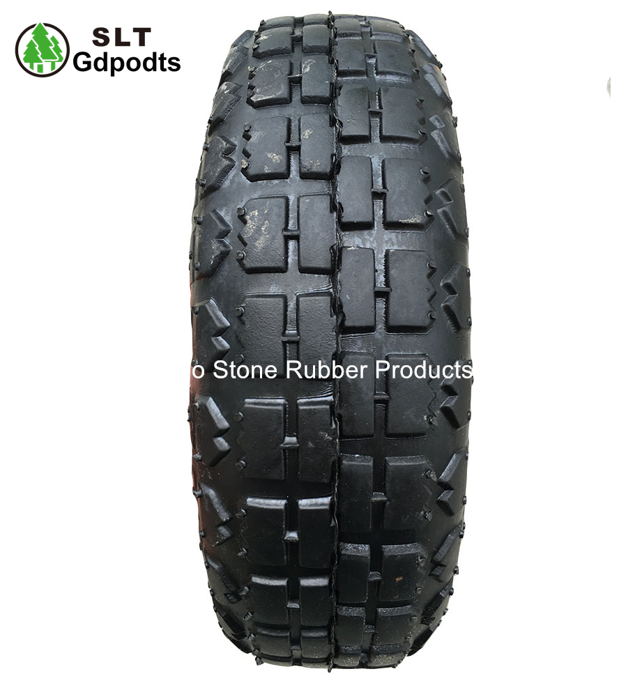 260X85 Inflatable Rubber Wheels with Tyre and Tube for Tool Carts with Zinc Metal Rim