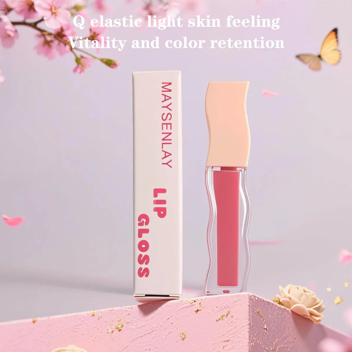 Wholesale Customization Multiple Comfortable Plant Extracts Hydrating Moisturizing Velvety Lip Gloss