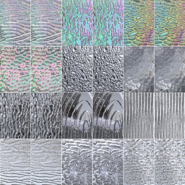 High Quality Patterned Glass for Bathroom Building Various Designs and Styles