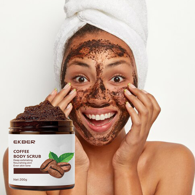 2024 New Arrival Coffee Body Scrub 100% Organic Natural Exfoliacion Whitening Body Scrub
