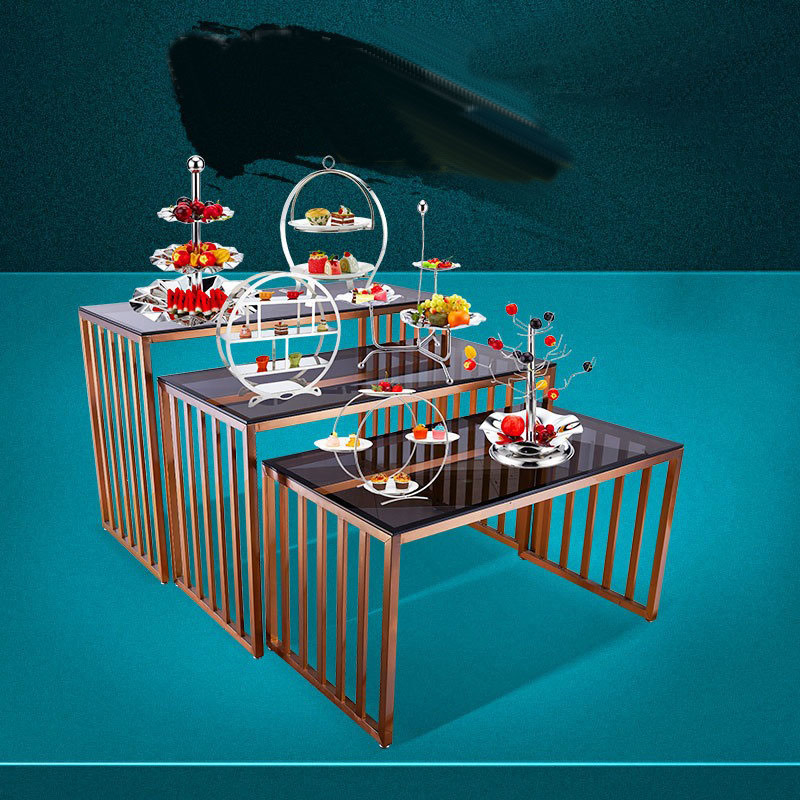 Dining Room Furniture Restaurant Buffet Equipment Cake Decoration Exhibition Display Food Stand