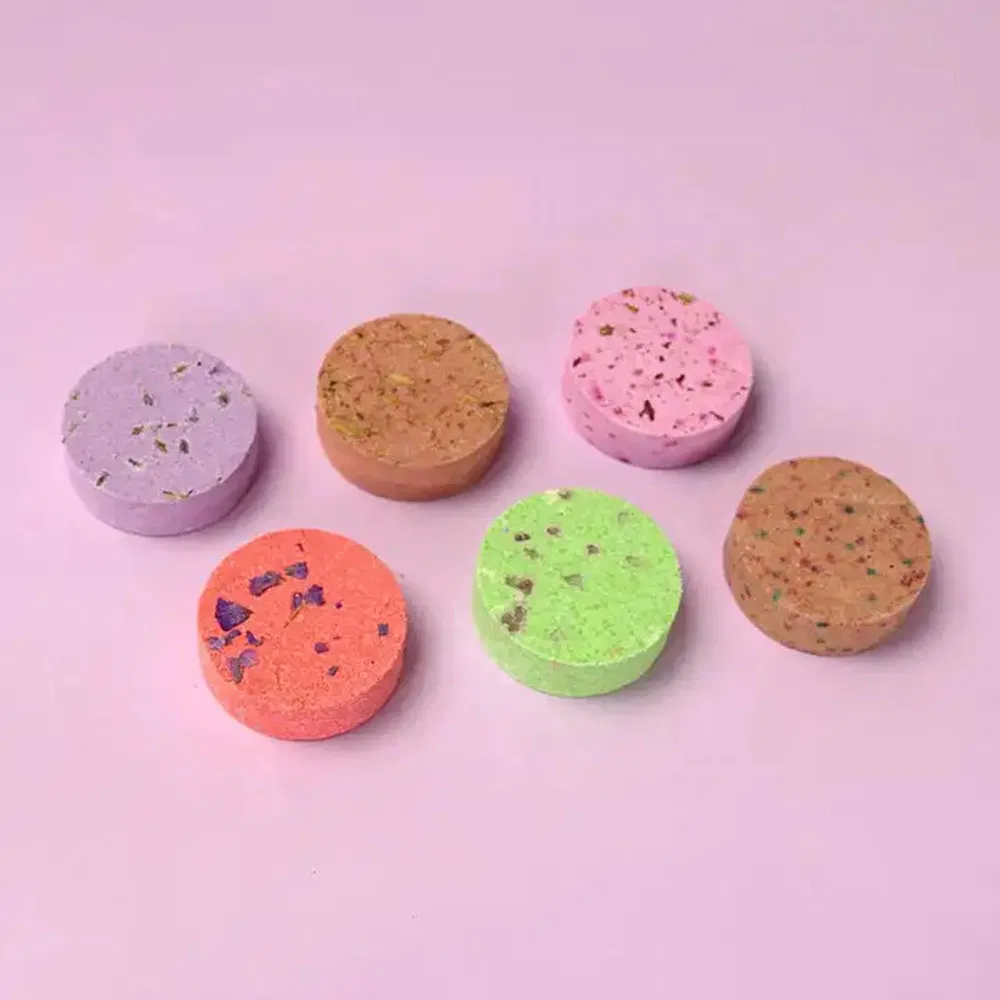 Customize Supplies Relaxation Relief Home SPA Clay Shower Gel Cleaning Tablets Bomb for Bath and Body Care