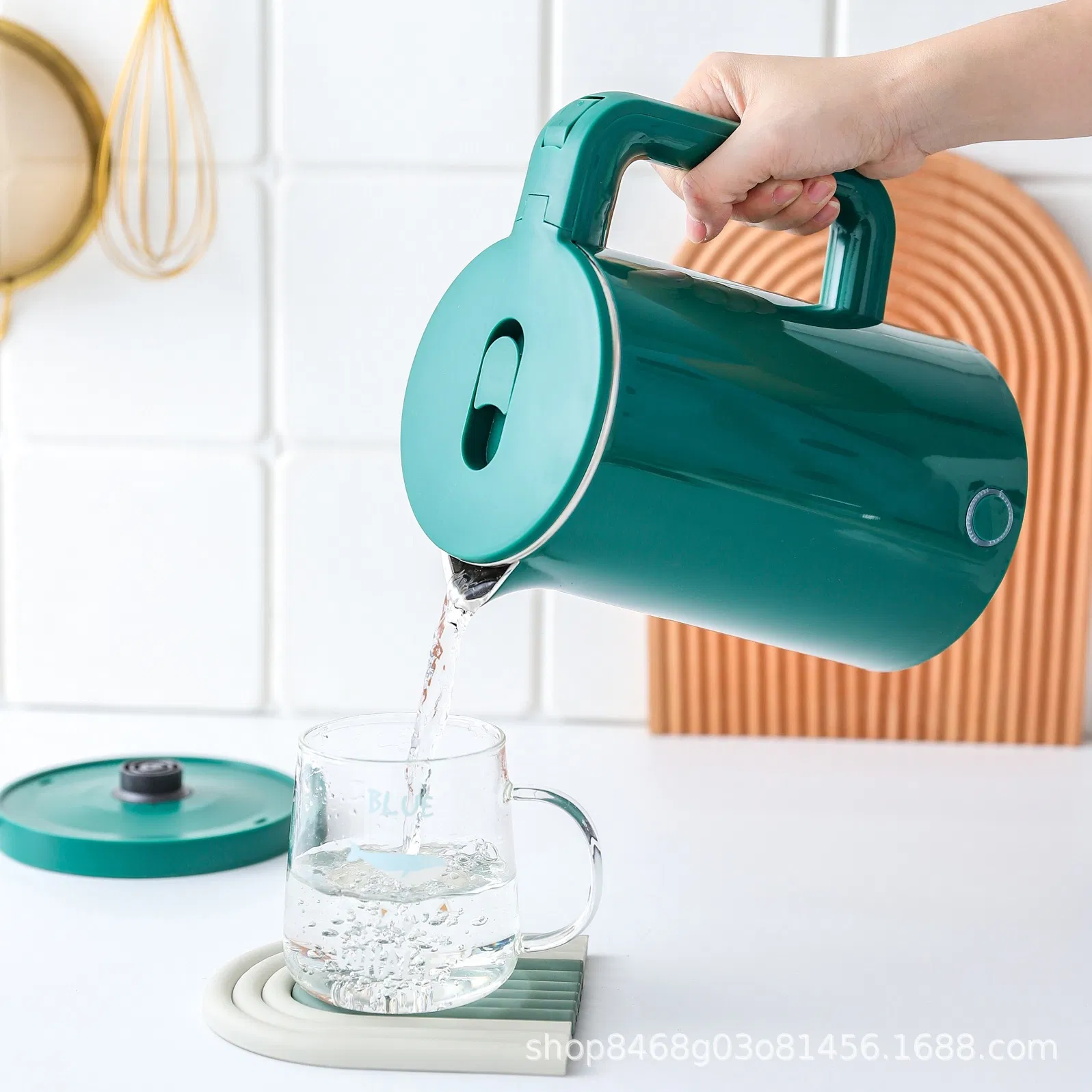 1.8L Top Quality Stainless Steel Electric Kettle Hotel Guest Room Automatic Shut off Portable Electric Kettle