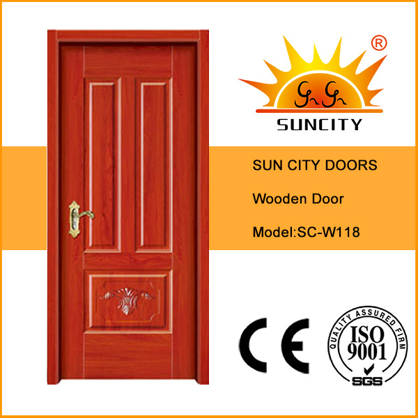 Hot Sale Hotel Door Wooden Door Design (SC-W128)
