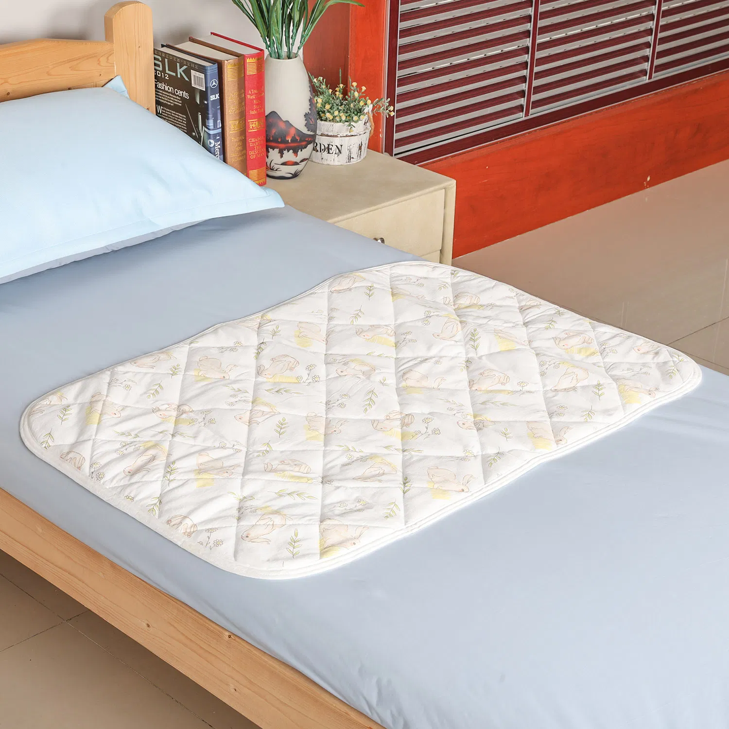 Wholesale Cheap Bamboo Cotton Jersey Mattress Pad Mattress Topper Cover Protector for Home Textile