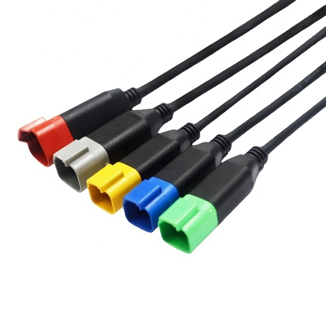 Waterproof Dt04-4p and Dt06-4s Deutsch Dt Series 4 Pin Automotive Connector Molded Cable Assembly