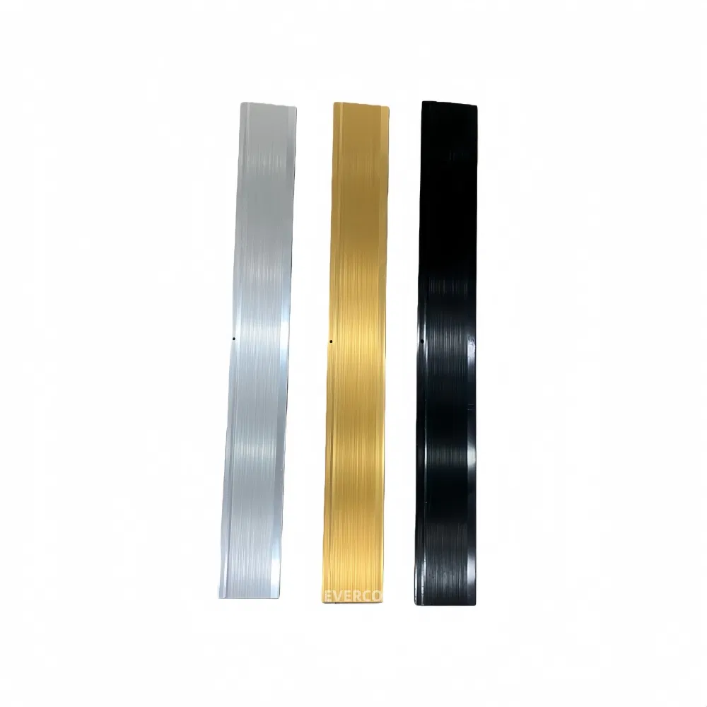 Protective Gold Silver Black Aluminum Edge Straight Edge for Modular Dance Floor Interlocking System