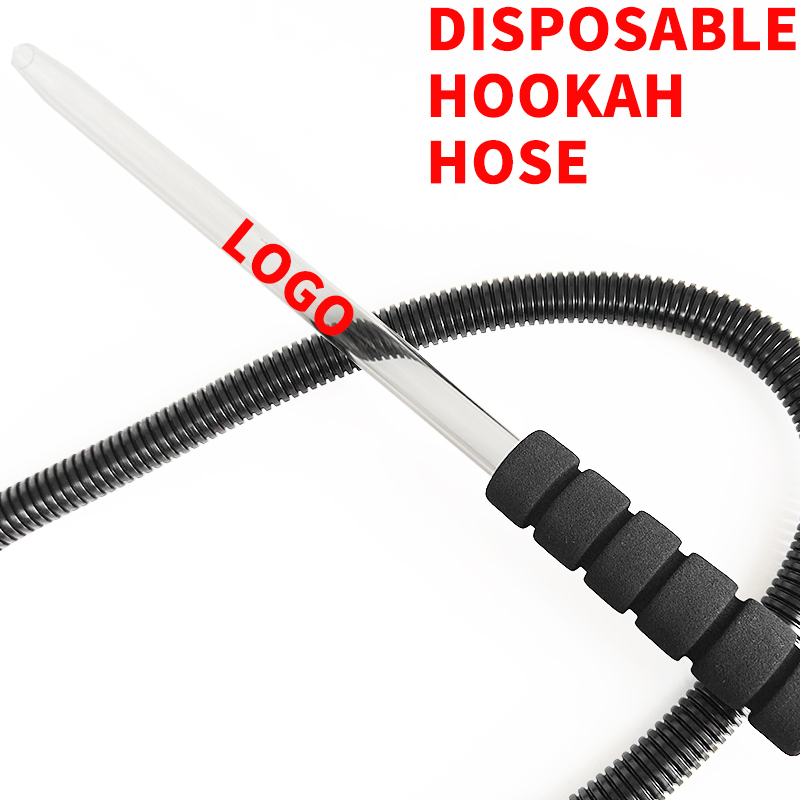 Logo Luxury Colorful Shesha Chisha Plastic Hookah Disposable Glass Pipe