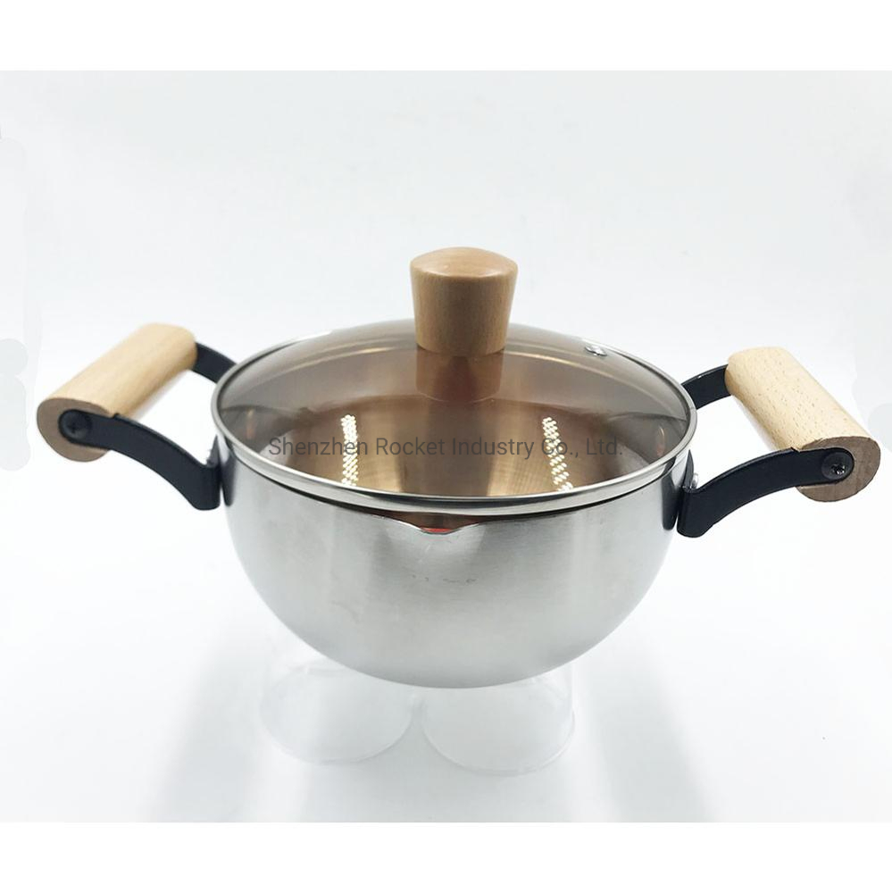 High Quality Stainless Steel Snow Pan Casserole Cookware