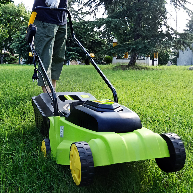 Powerful Electric Lawn Mower Hand Push Electric for Household Gardening