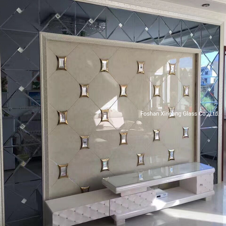 Beveled Decoration Mirror Wall Decorative Glass Mirror Designed Mirror