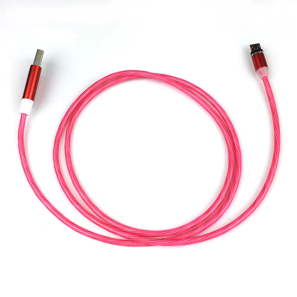 USB-кабель для зарядки с цветной LED-подсветкой