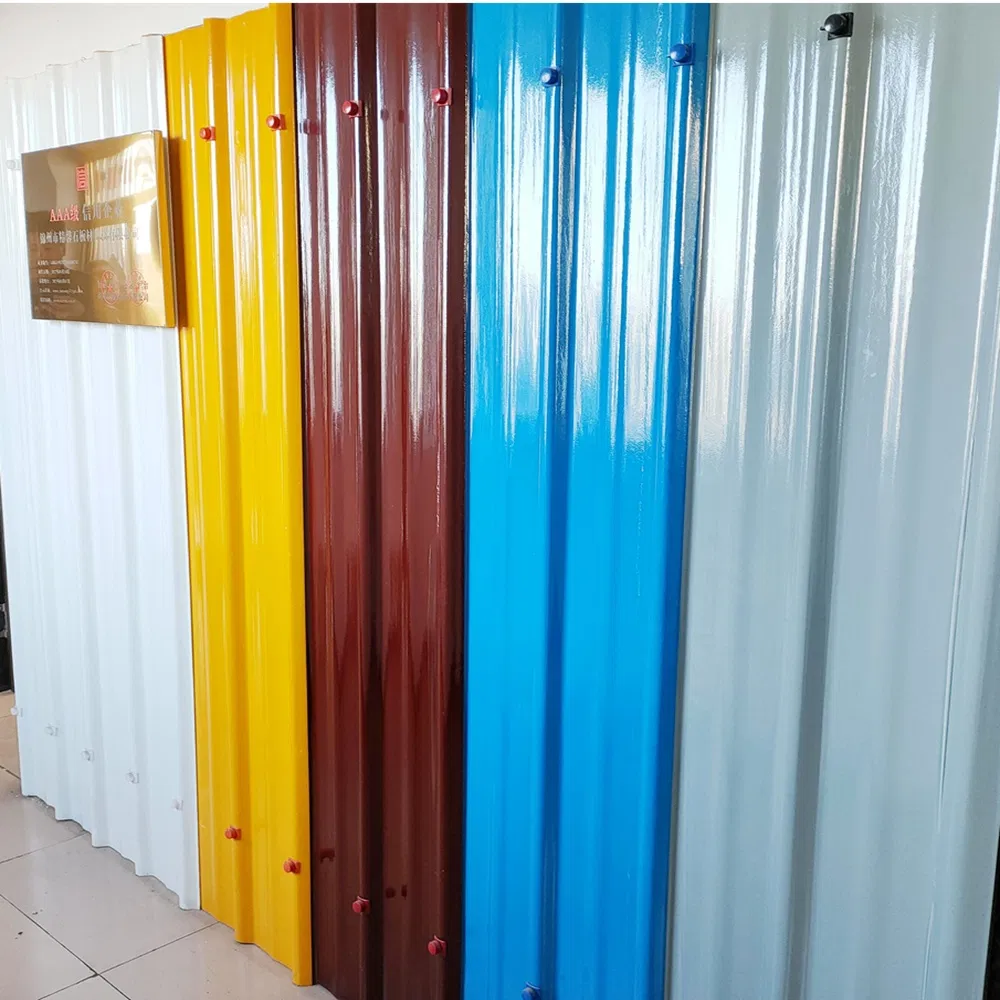 China Supplier Colored GRP Corrugated Sheet Thickness 2.0mm 3.0mm for Chemical Plant