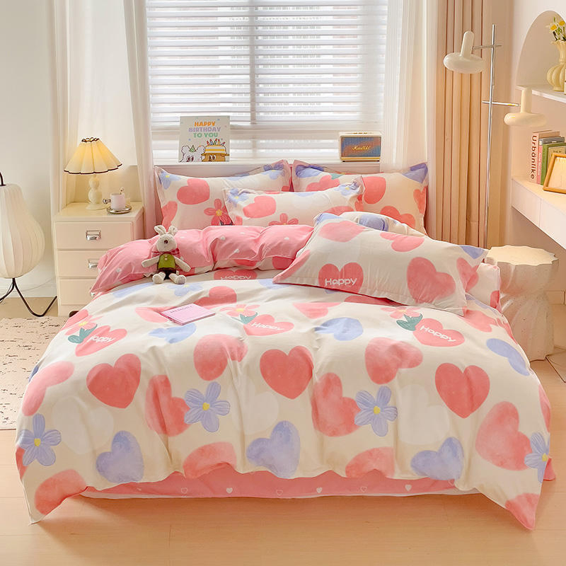 Комплект постельного белья King Size, 4 предмета, 100% хлопок