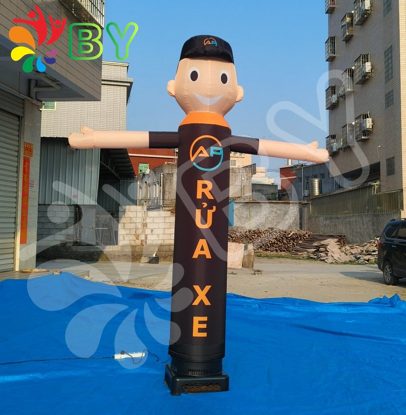 Factory Price Double Legs Popular High Quality Cowboy Wind Man Air Puppet Inflatable Sky Dancer for Sale