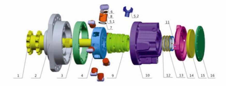 Статор MCR05 для гидромотора Rexroth