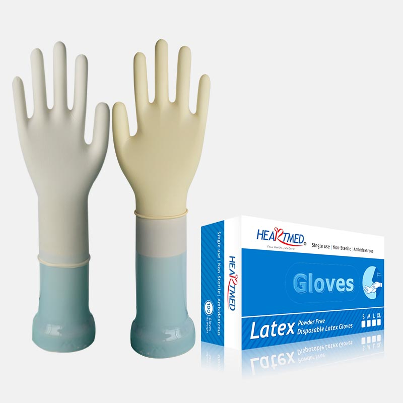 Malaysia Natural Rubber Disposable Examination Latex Gloves Free Samples