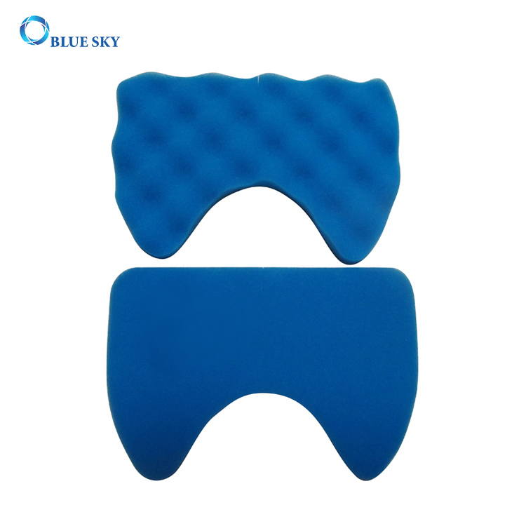 Wavy Blue Sponge Foam Filters for Samsung DJ97-01159b DJ97-00841A Vacuum Cleaners