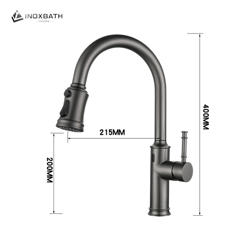 Eco-Friendly Smart Induction Control Kitchen Faucet Saves Water and Energy Instantly