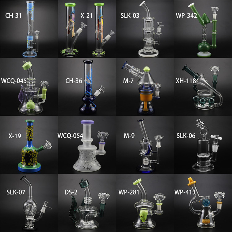 Factory Price Wholesale 18'' Smoking Accessories Oil DAB Rig Glass Water Pipe