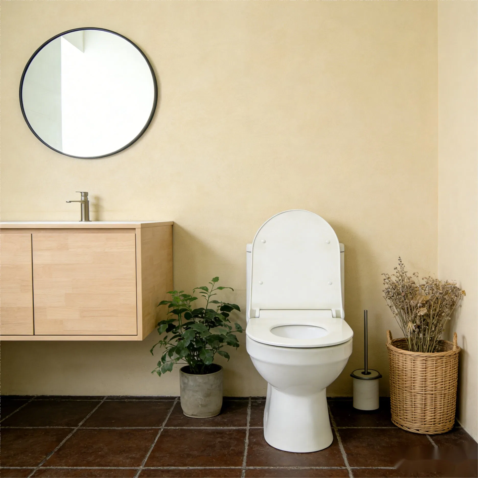 Durable One Click Toilet Seat for Home Bathroom