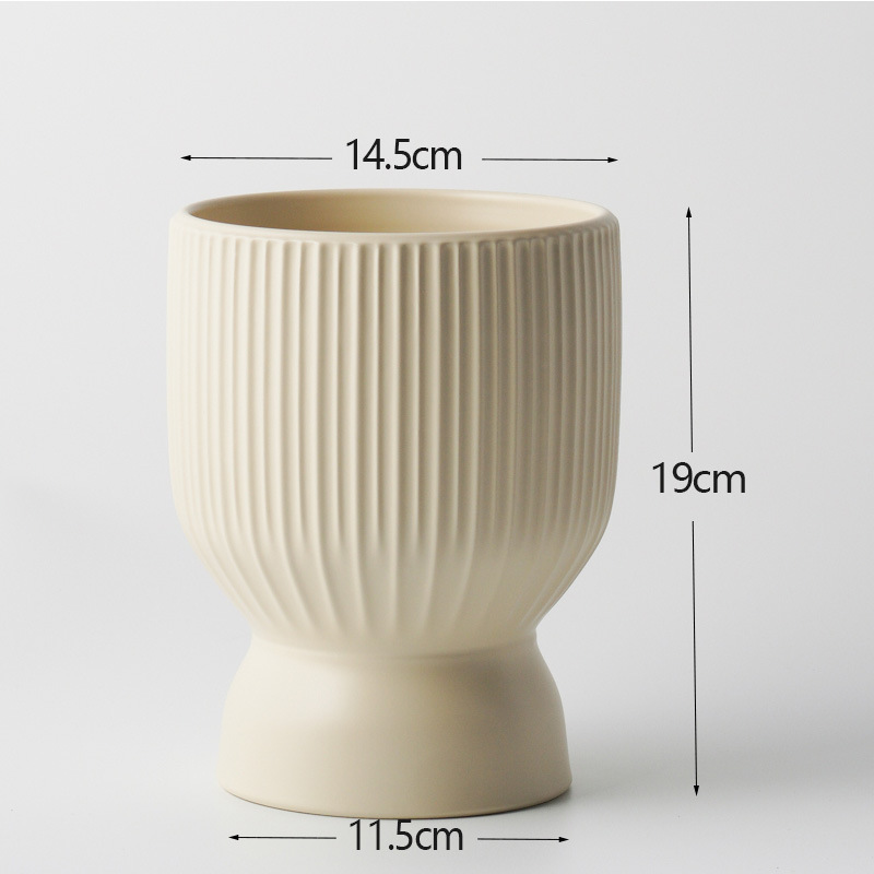 Горшки керамические зеленые мини для растений