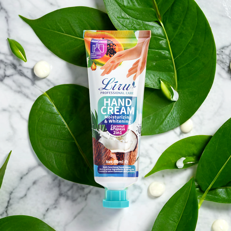 Liru Coconut Hand Cream for Intense Skin Hydration