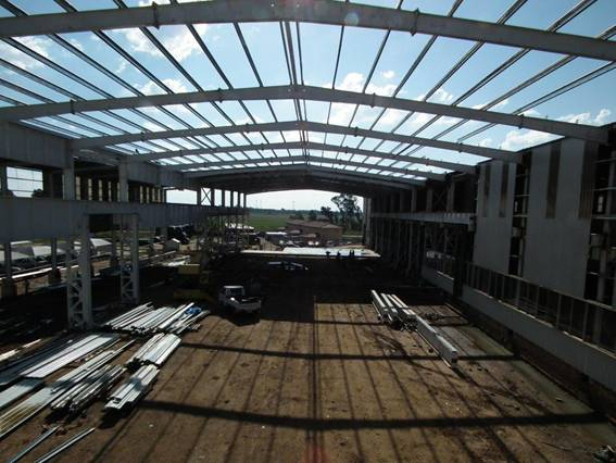Prefabricated Light Steel Structure Commercial Building Shop