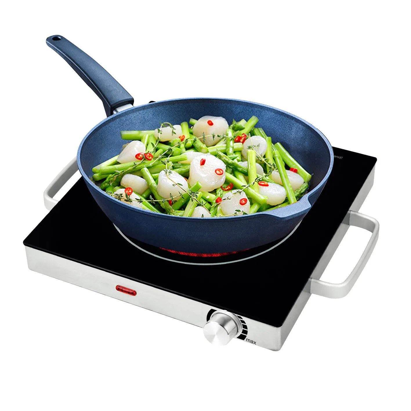 Household Temperature Setting Microcrystalline Panel Induction Ceramic Single Burner Electric Cooktops