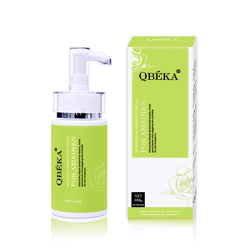 OEM Available Natural Organic Qbeka Top Grade Popular Slimming Massaging Cream for Abdomen Fat Burning Cream Slimming Cream