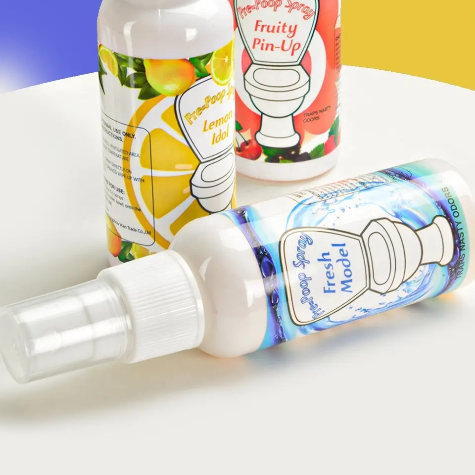 Eco-Friendly and Long Lasting Home Toilet Spray Air Fresheners Deodorizer