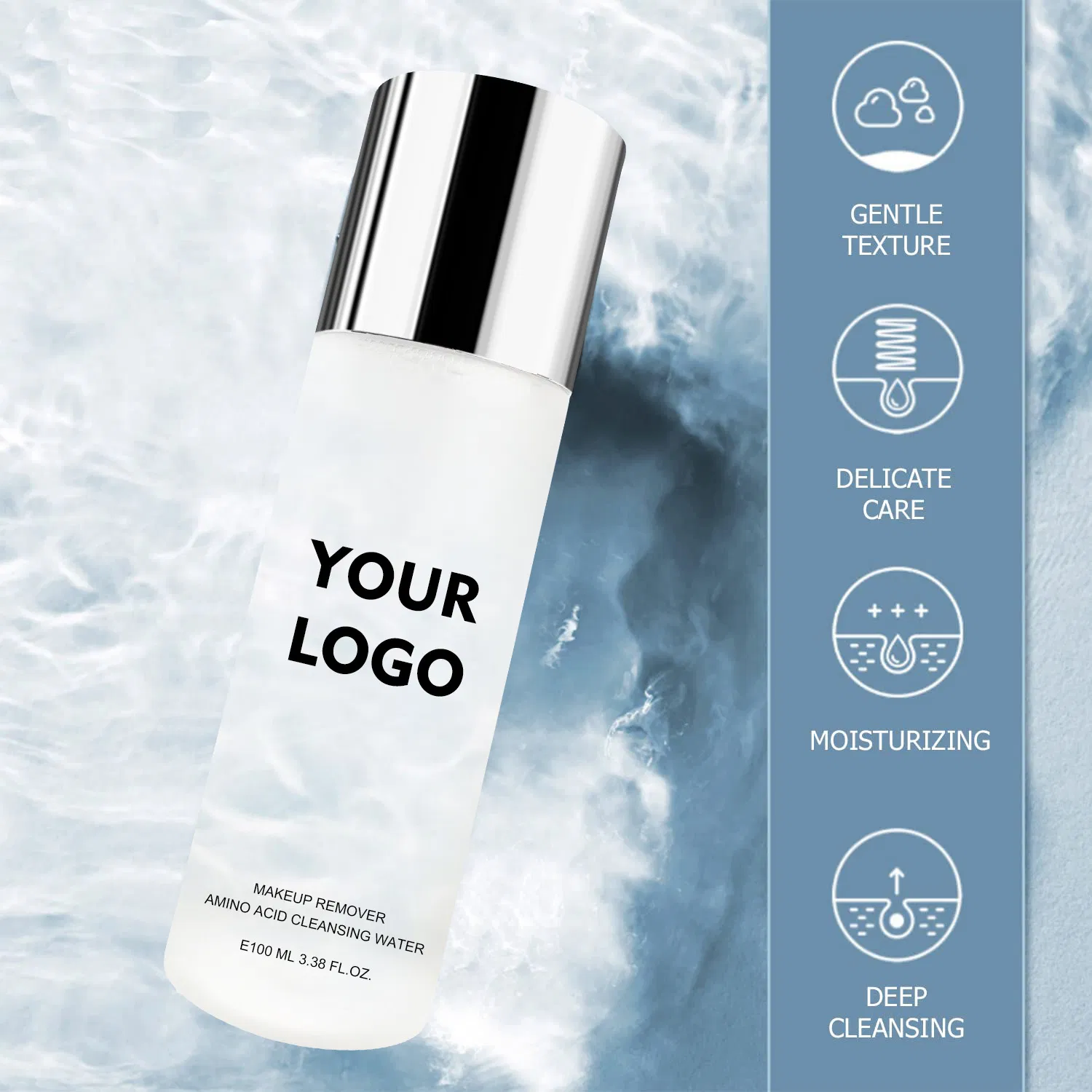 100ml Make-up Removal Water Oil Free Plant Fragrance Gentle Smoothing Skin Care Makeup Remover