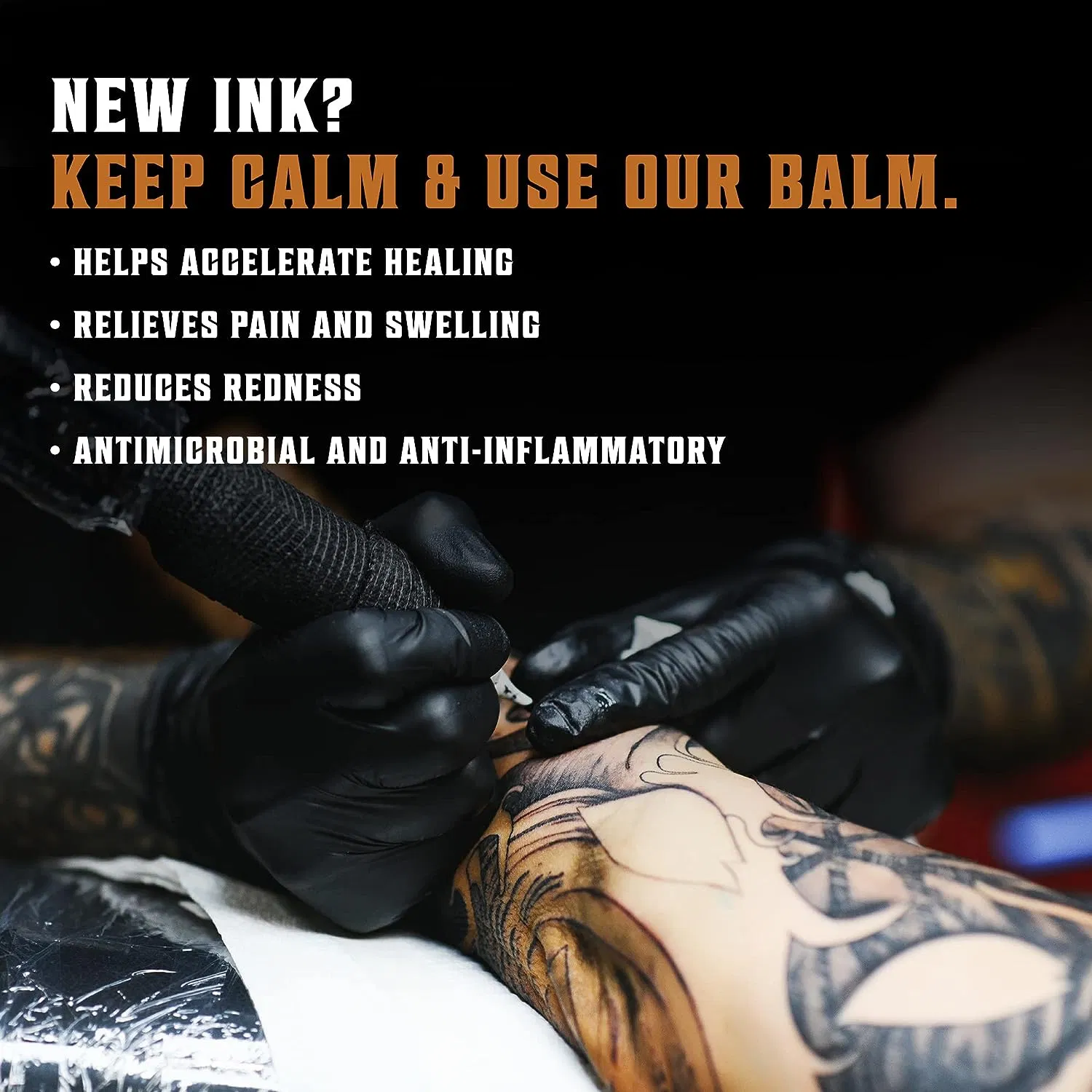 Beauty Cosmetics Skin Care Healing Brightener for Color Enhance Tattoo Care Balm