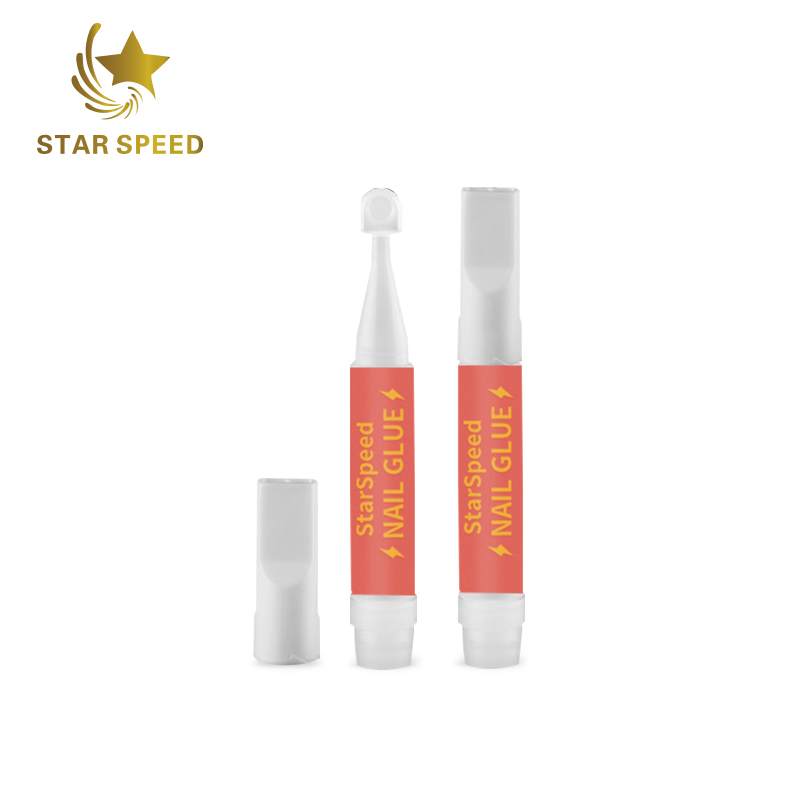 Customized Logo Ethyl Cyanoacrylate PMMA 2g Mini Press on Nail Tip Gel Glue