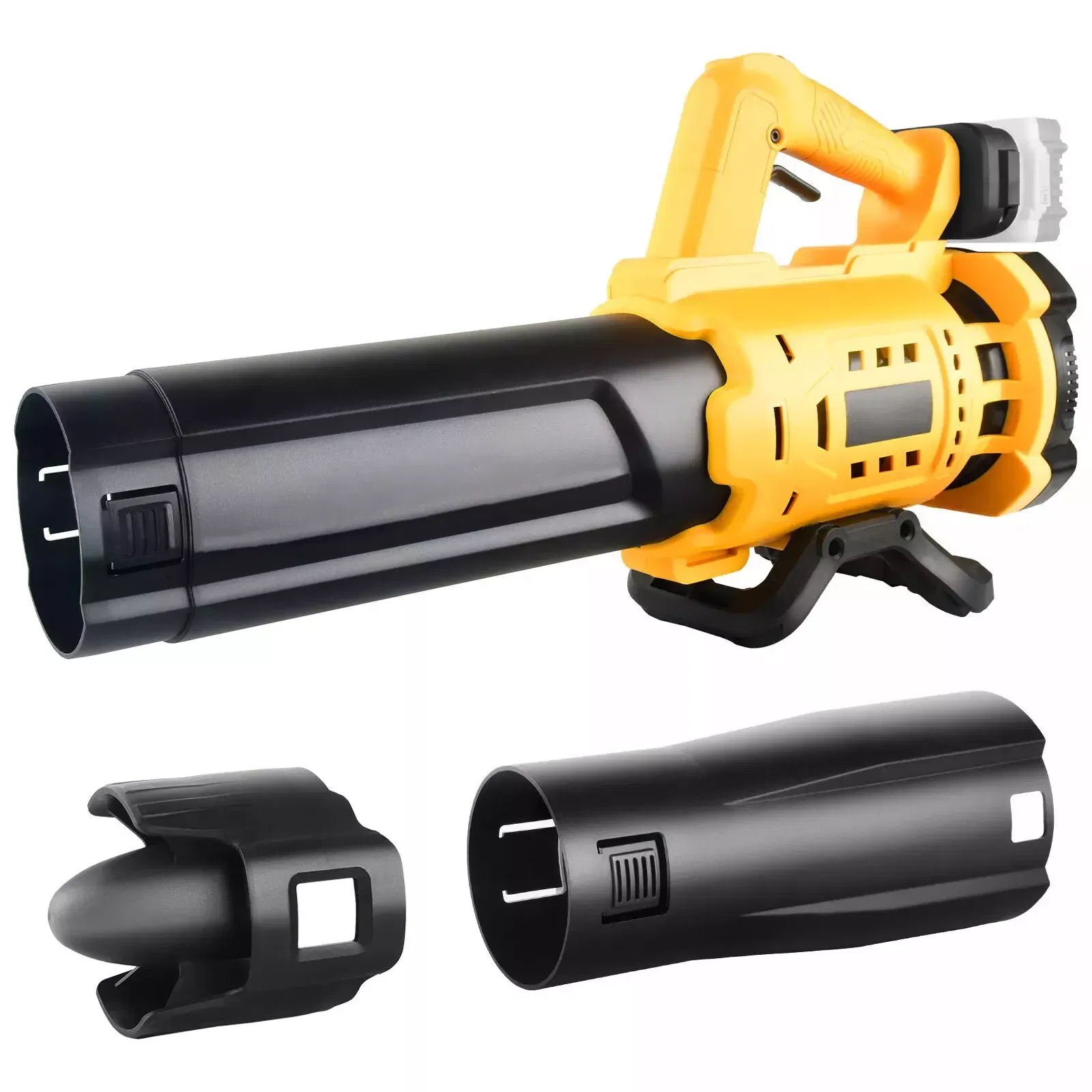 Аккумуляторный ручной воздуходув для листьев