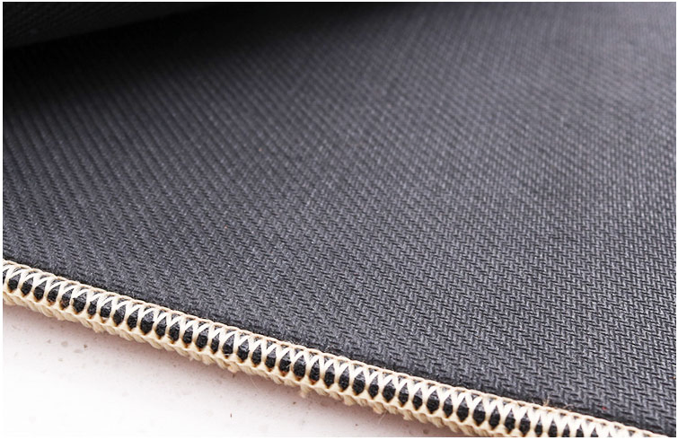 Anti-Fatigue Linen Fabric Anti-Slip Square Front Door Mat Wear-Resistant and Dirt-Resistant Kitchen Mat