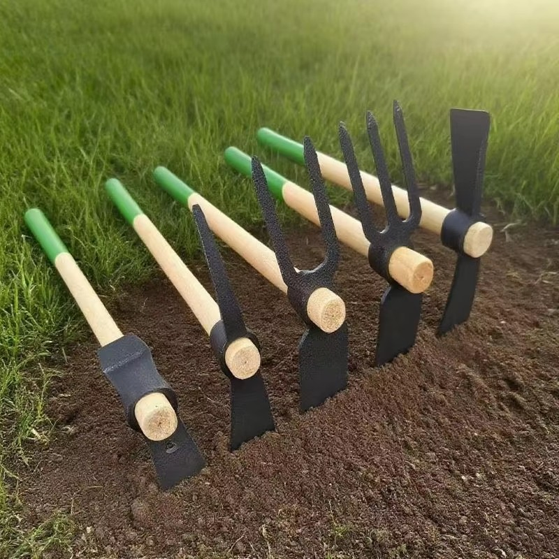 Durable Carbon Steel Pickaxe Hardwood Handle for Digging Projects