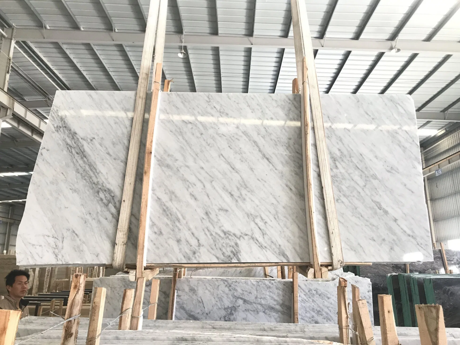 Bianco Carrara Statuario White Marlbe Slabs for Wholesale Slabs Countertops
