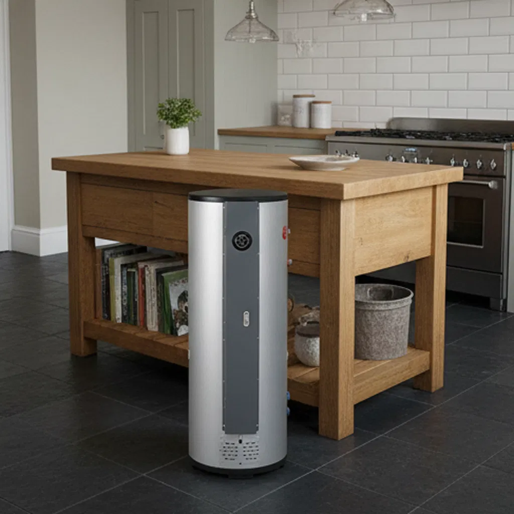 Whrifbool Silver Gas Water Heater for Instant Hot Water Supply