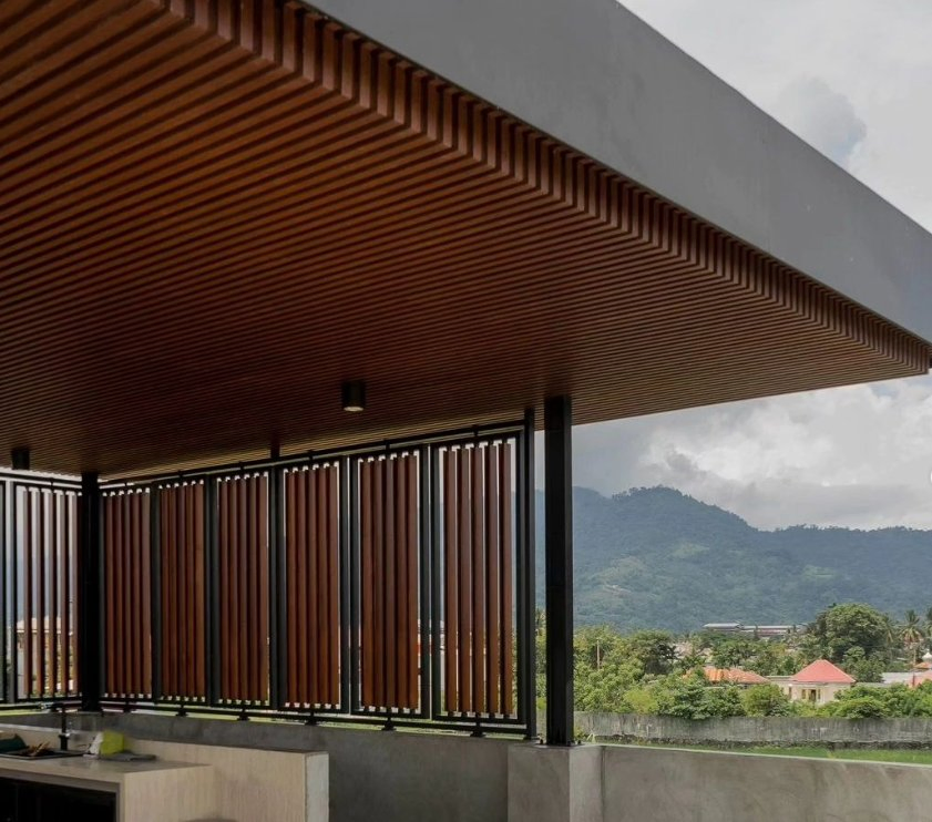 Wear-Resistant WPC Outdoor Wall Cladding Fade-Resistant WPC Outdoor Wall Panel