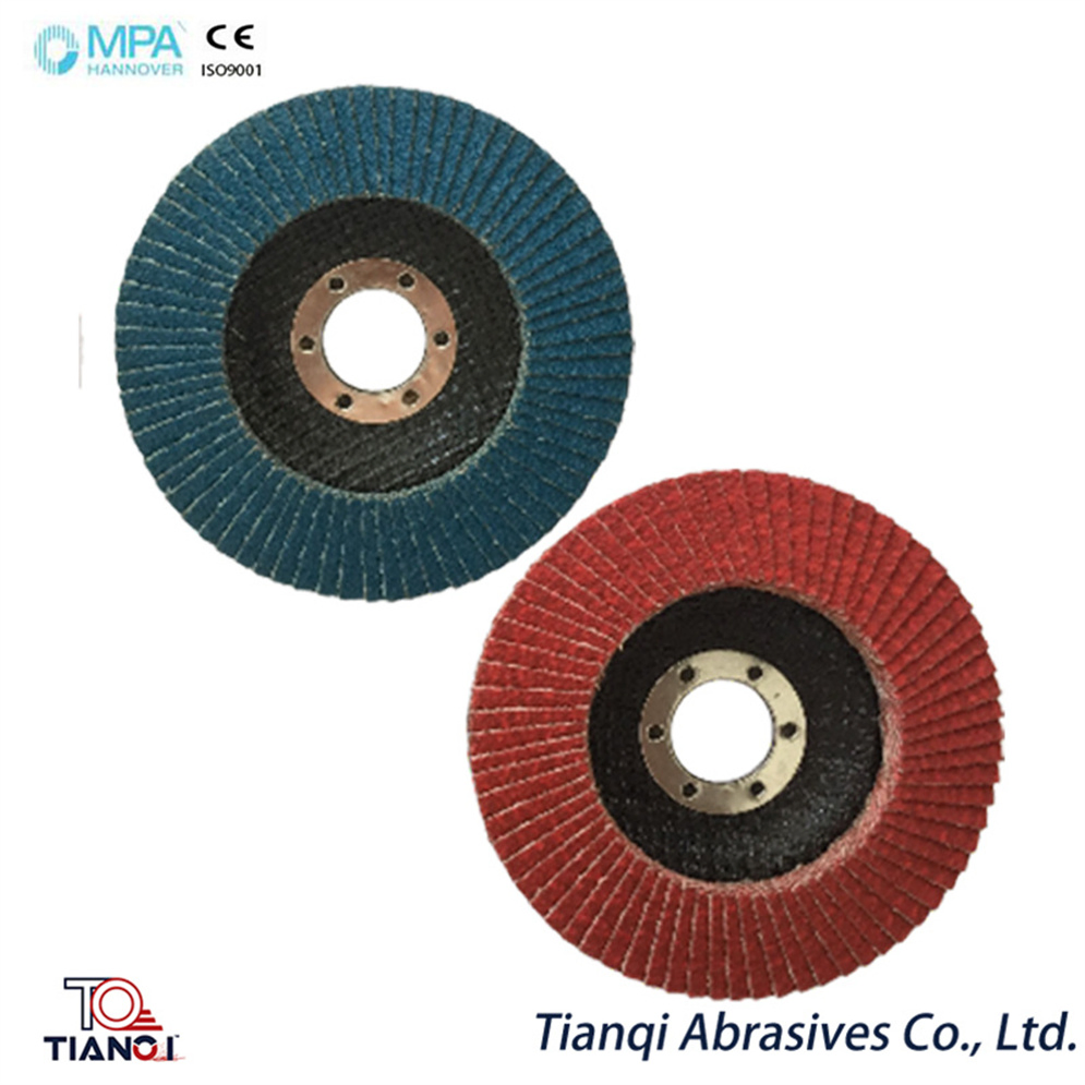 Premium 5 Inch 125X22mm Ceramic Flap Discs for Electric Handle Angle Grinder